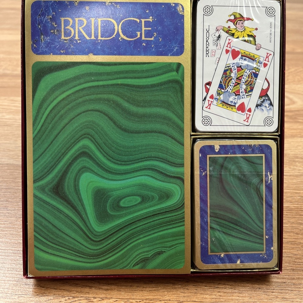 Vintage Caspari Bridge Ensemble, Double Deck and‎ Score Pad NEW